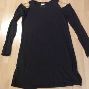 Garage Peek-a-boo Shoulder Long Sleeve Tunic